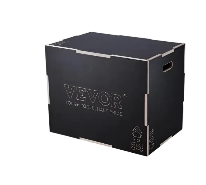 3 In 1 Wooden Plyometric Jump Box For Home Gym Strength Training