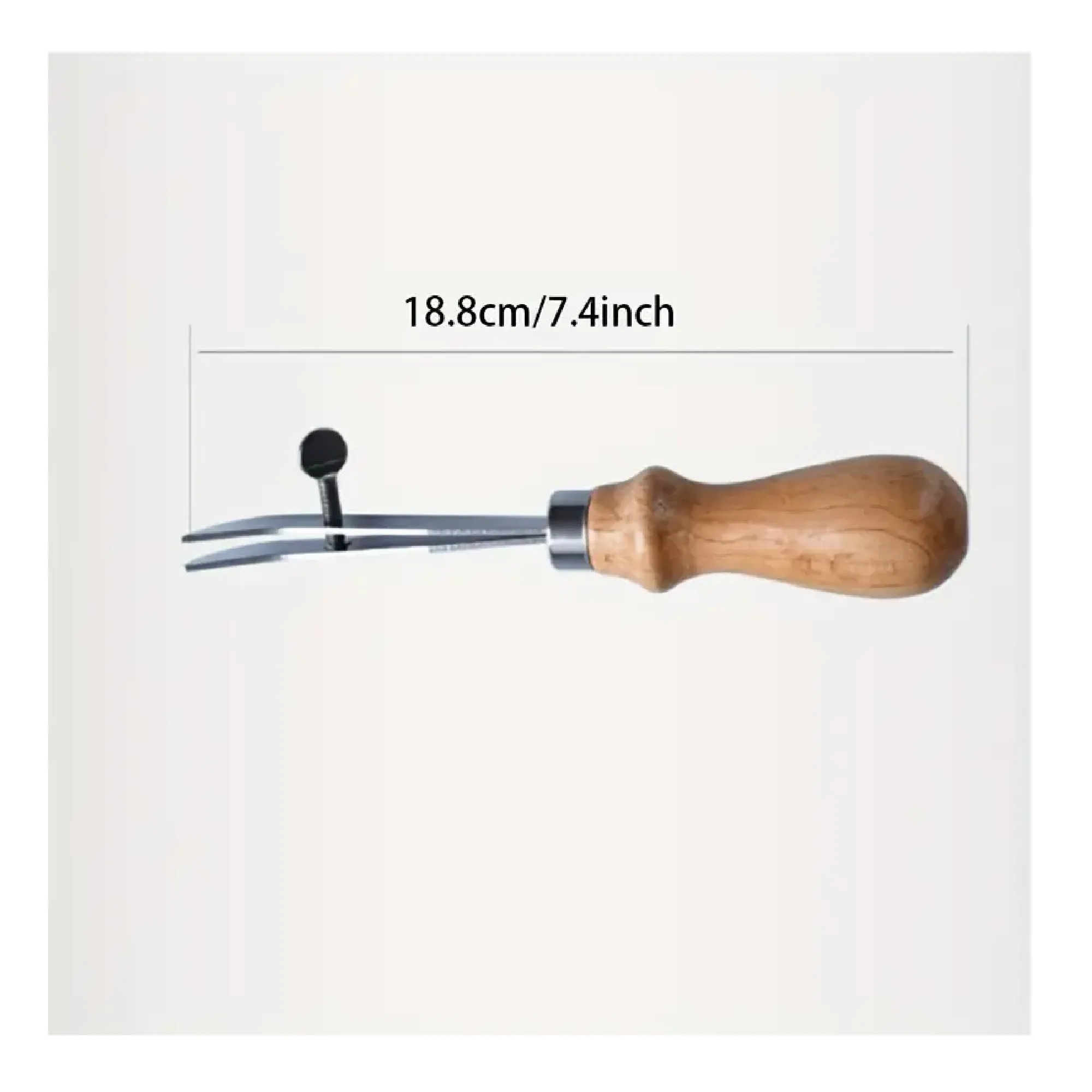 Adjustable Outside Edge Creaser Leather Craft Tools Stainless Steel DIY Handmade Leatherworking Craft Tools Stitching Groove