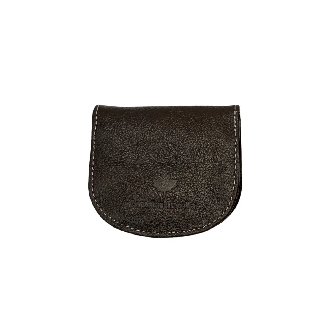 'Canadian Traveller' Coin Pouch with Snap Button Closure - JB/831