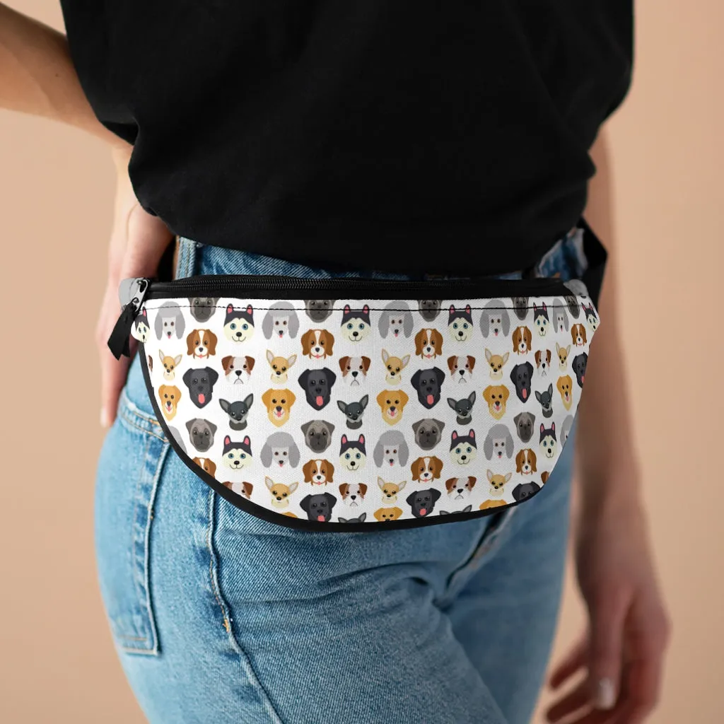 Cartoon Dogs Fanny Pack by Poochbliss