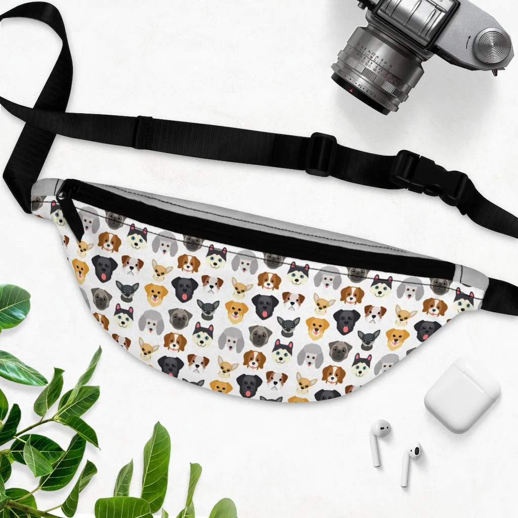 Cartoon Dogs Fanny Pack by Poochbliss