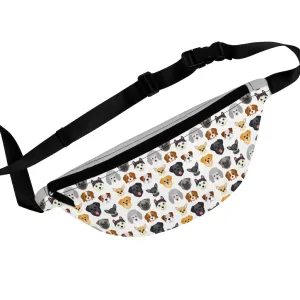 Cartoon Dogs Fanny Pack by Poochbliss