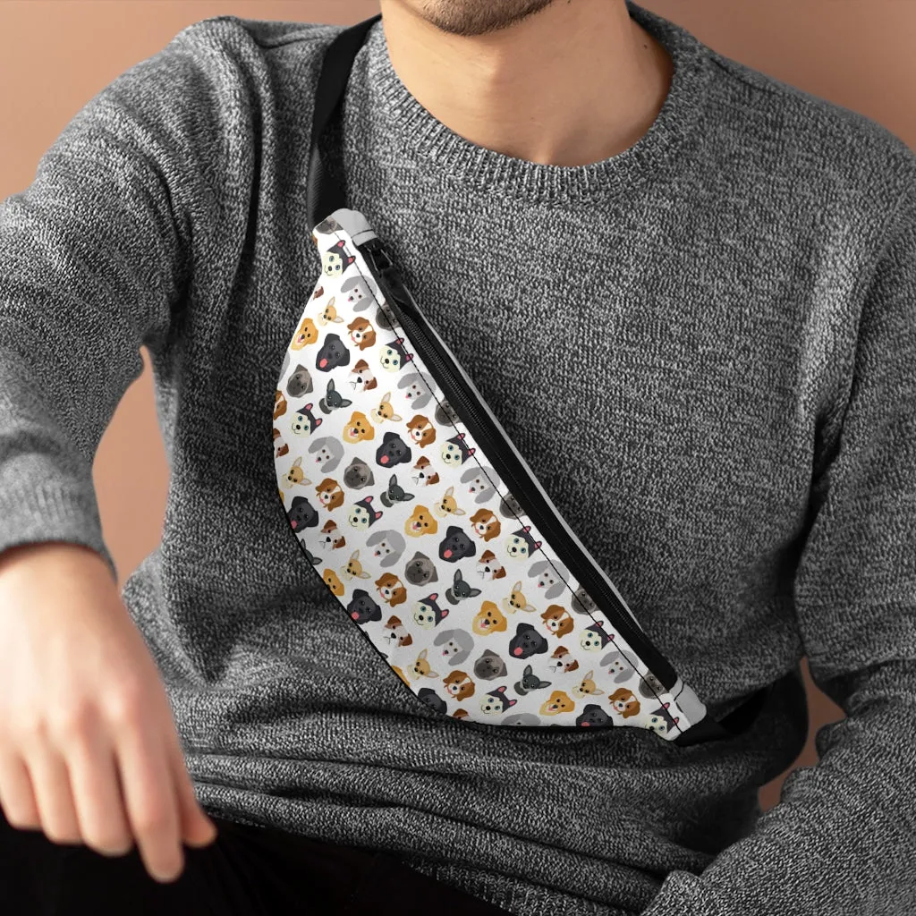 Cartoon Dogs Fanny Pack by Poochbliss