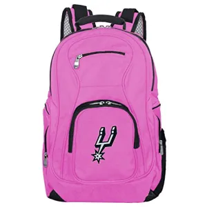 Denco NBA San Antonio Spurs Voyager Laptop Backpack, 19-inches, Pink