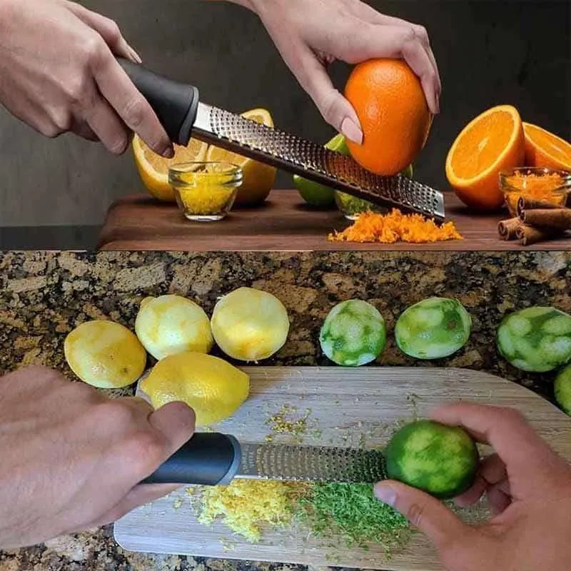 Eco-Friendly Non-Slip Stainless Steel Knife-Zester