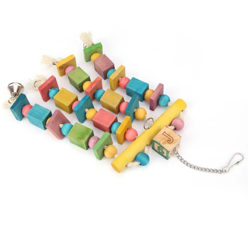 Eco-Friendly Parrot Toy with Bells