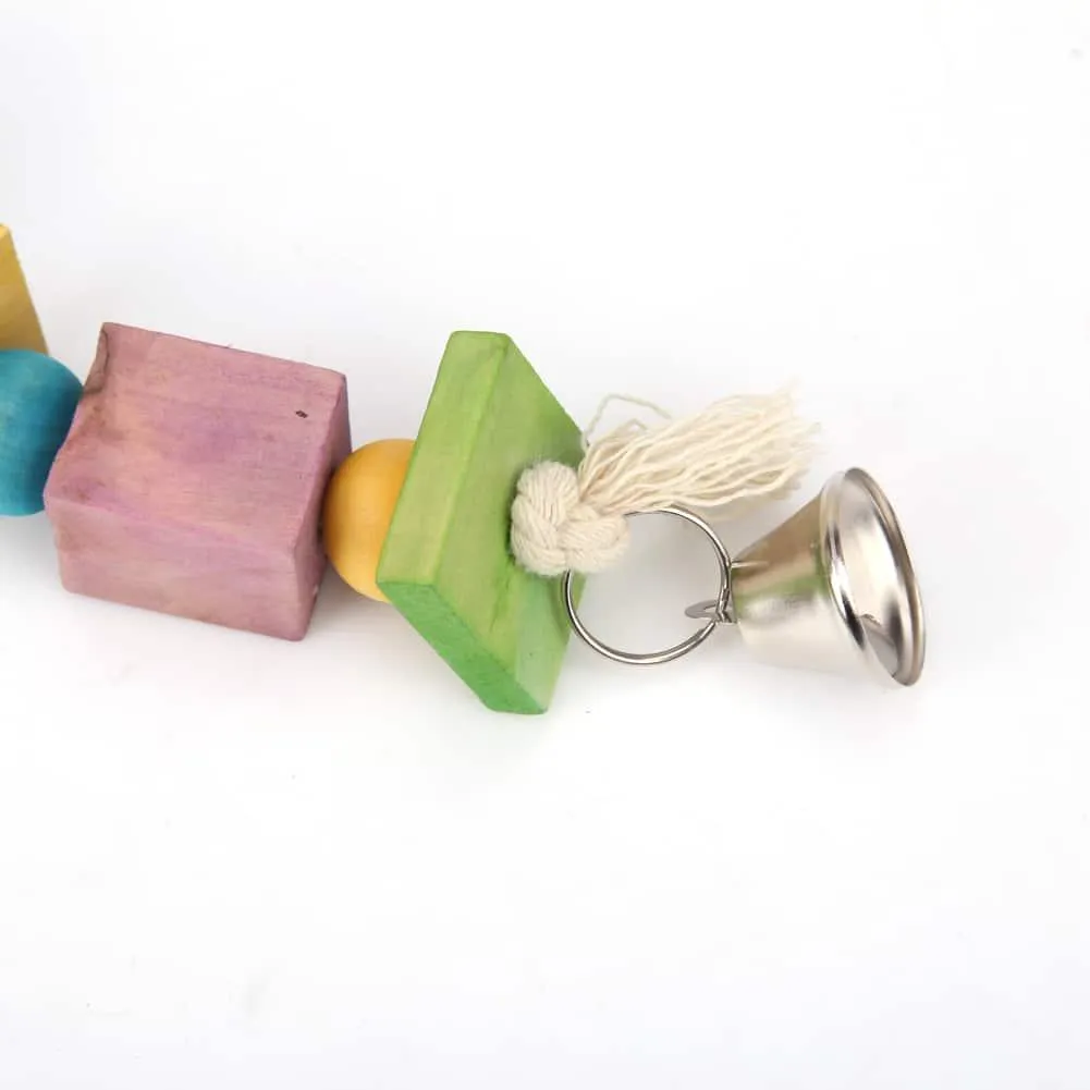 Eco-Friendly Parrot Toy with Bells