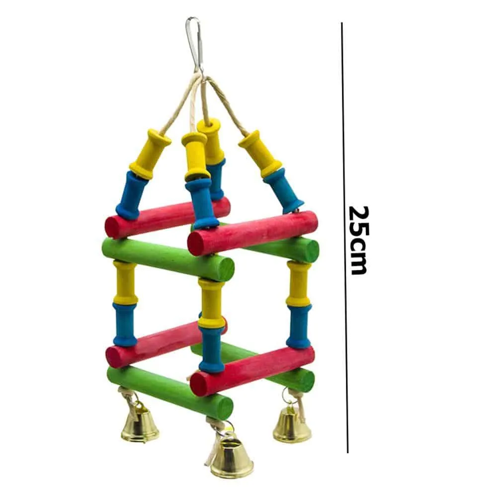 Eco-Friendly Parrot Toy with Bells