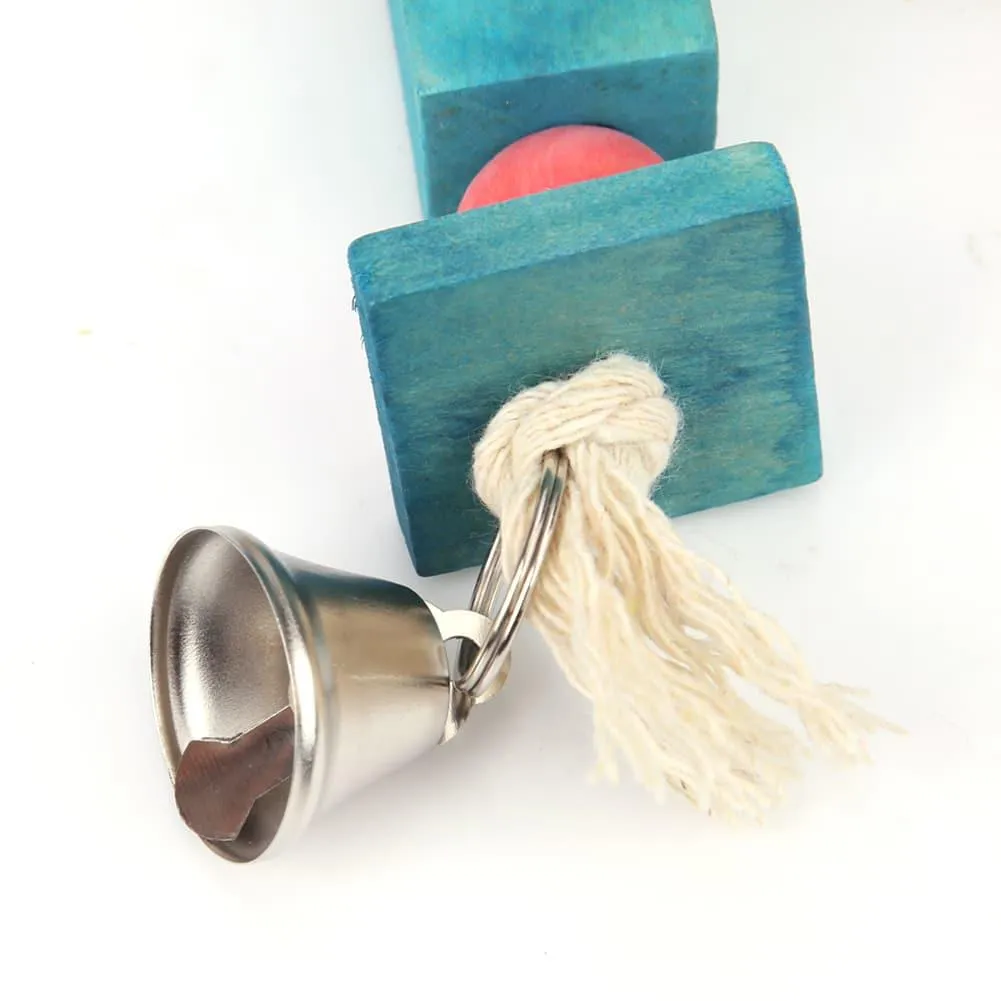 Eco-Friendly Parrot Toy with Bells
