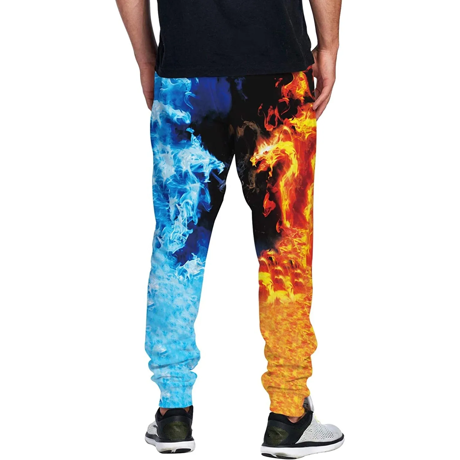 Fire & Ice Dragon Funny Sweatpants