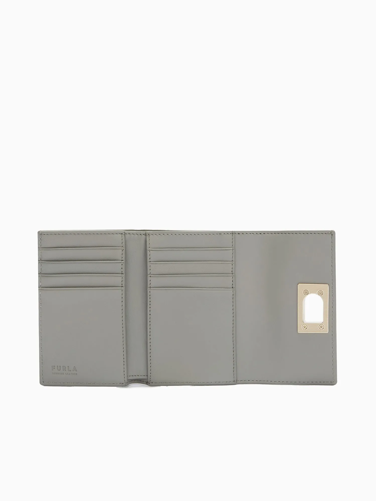 Furla 1927 M Compact Wallet Cenere Leath