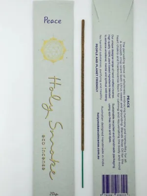 Holy Smoke Incense - Peace - Eco-friendly / Low tox