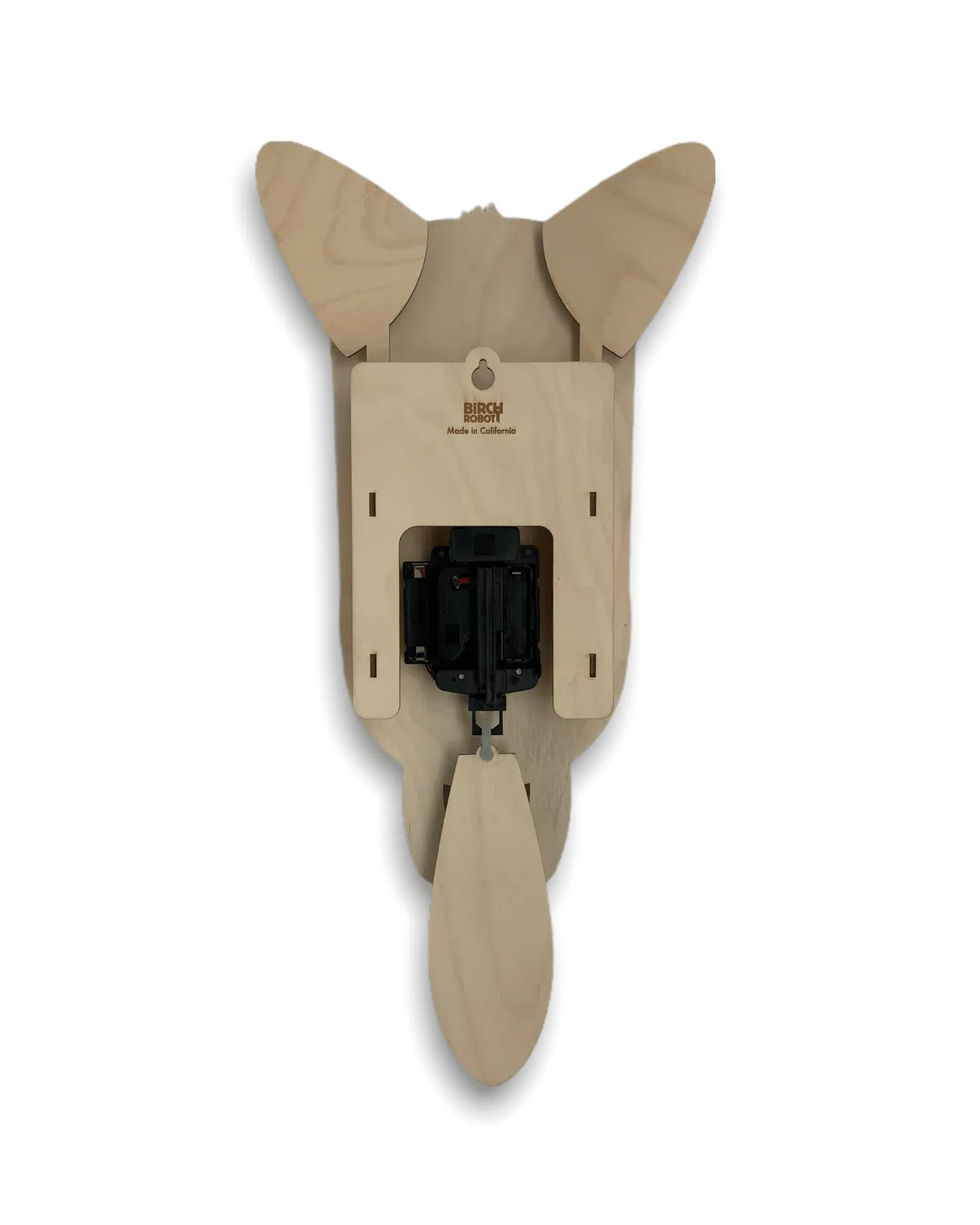 Hunter the Fox Double Pendulum Clock by Birch Robot