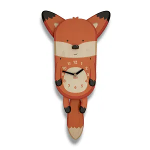 Hunter the Fox Double Pendulum Clock by Birch Robot
