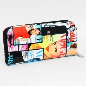 iLLASPARKZ Glossed Vinyl Magazine Pouch Wallet
