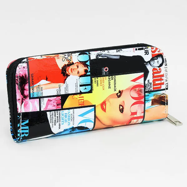 iLLASPARKZ Glossed Vinyl Magazine Pouch Wallet
