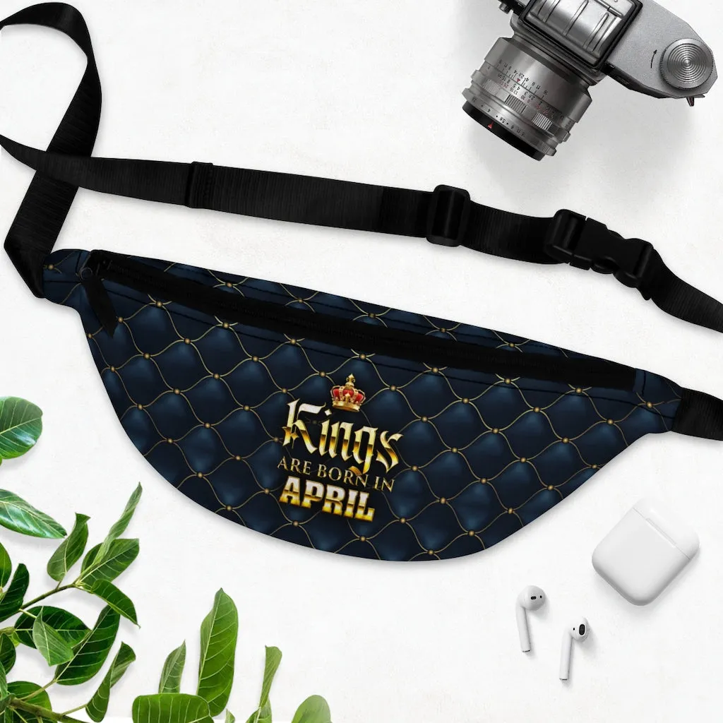 Kings are Born in April Fanny Pack