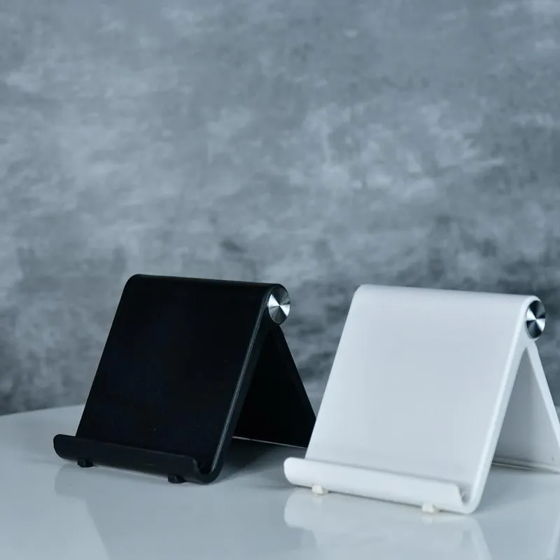 Mayii Trendy Adjustable Silver Tablet Stand with White Hinges
