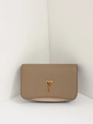 PARIS PARIS CARDHOLDER_TAUPE/POWDER PINK/IVORY/294