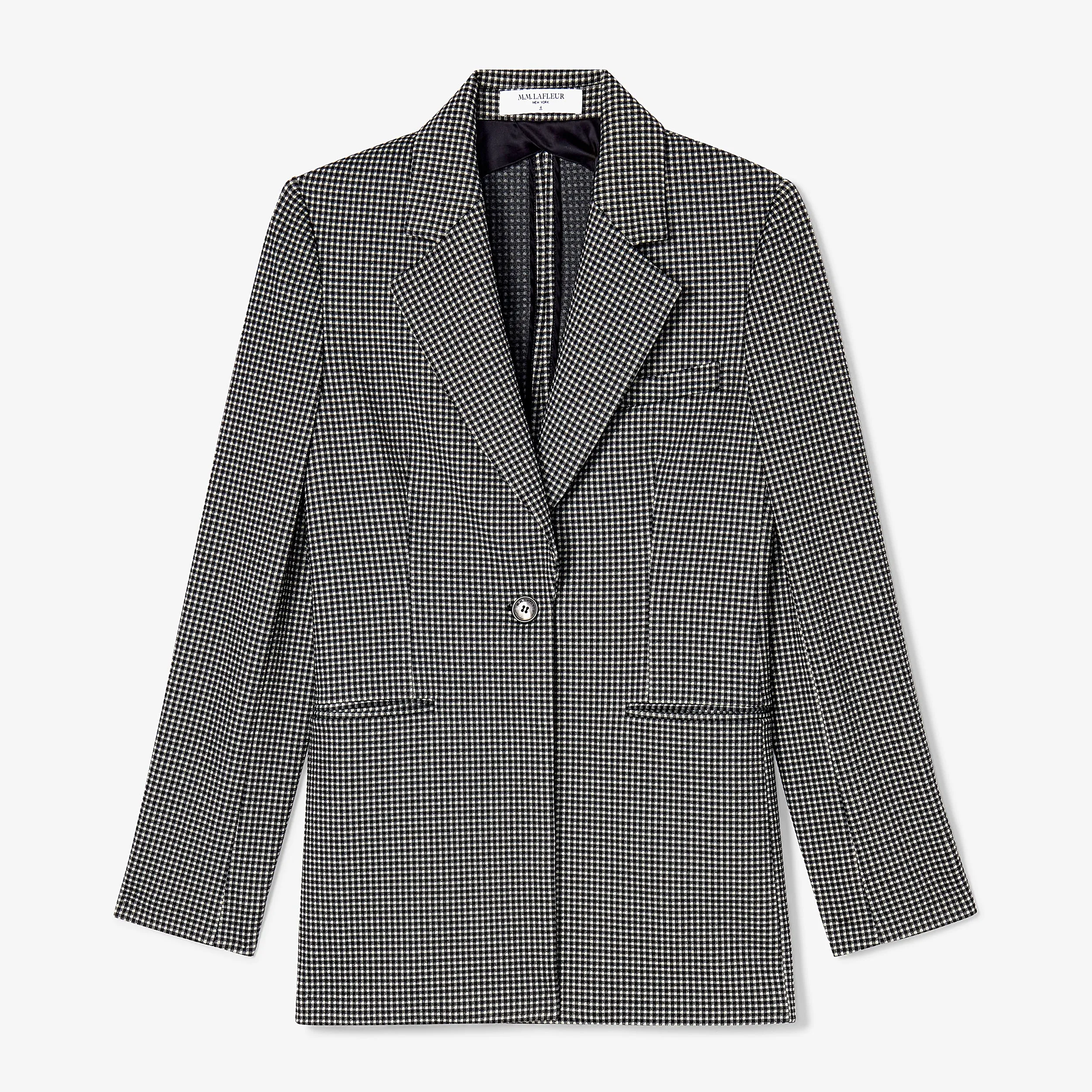 Rossi Executive Blazer - Knit Suiting :: Classic Check