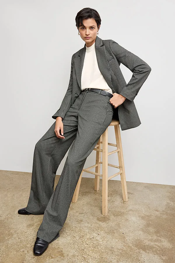 Rossi Executive Blazer - Knit Suiting :: Classic Check