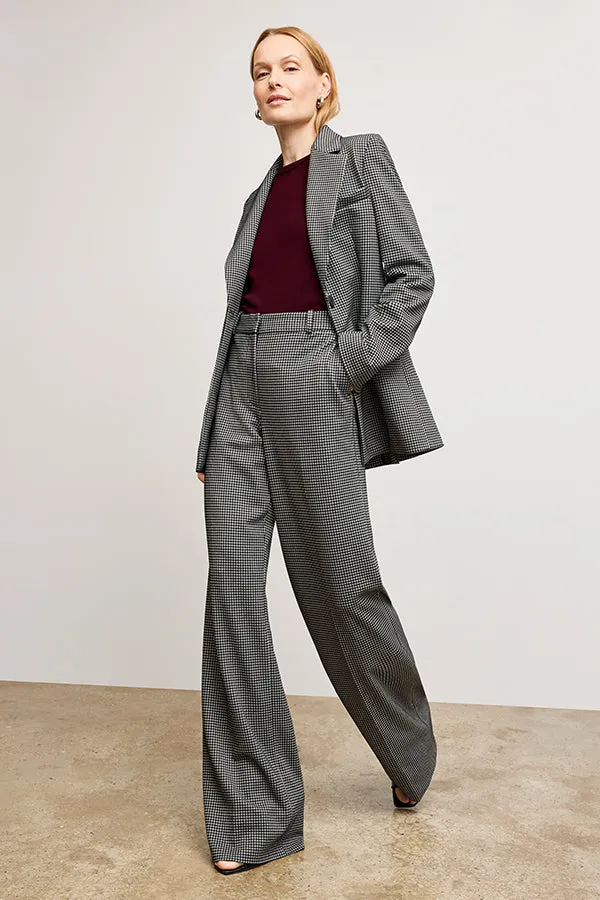 Rossi Executive Blazer - Knit Suiting :: Classic Check