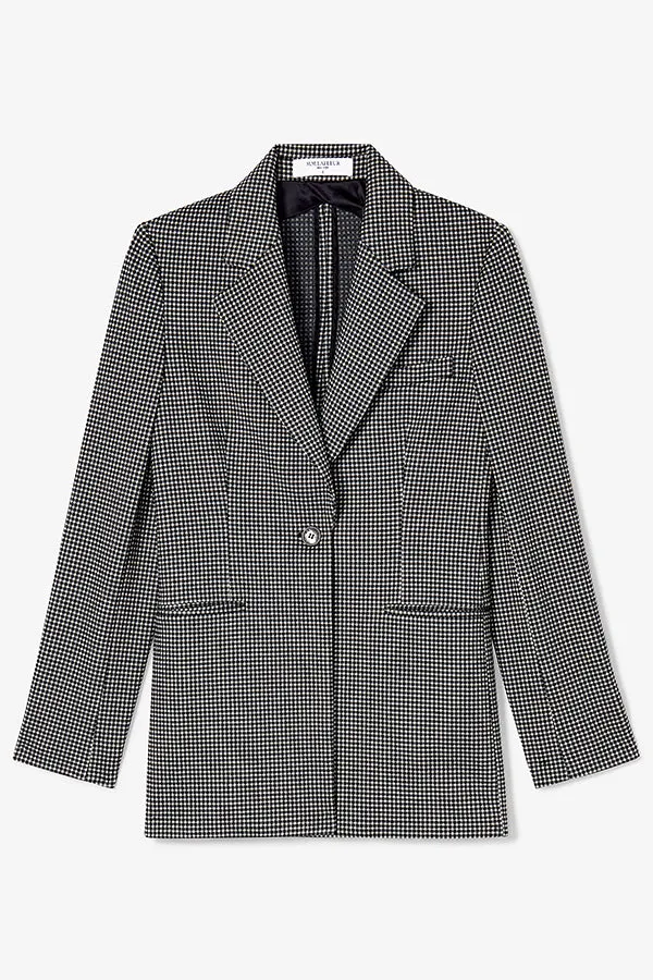 Rossi Executive Blazer - Knit Suiting :: Classic Check