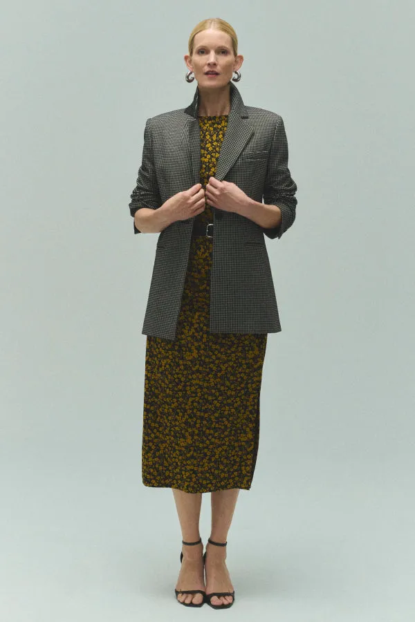 Rossi Executive Blazer - Knit Suiting :: Classic Check