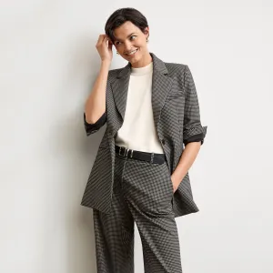 Rossi Executive Blazer - Knit Suiting :: Classic Check