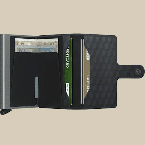 Secrid Miniwallet The Optical Black & Titanium