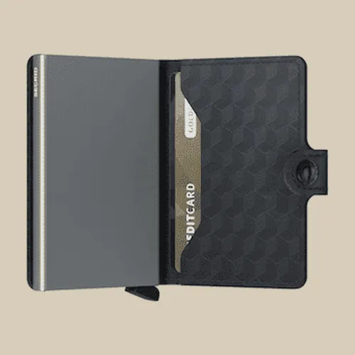 Secrid Miniwallet The Optical Black & Titanium