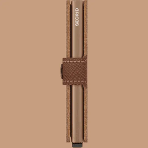 Secrid Miniwallet THE SAFFIANO Caramel