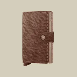 Secrid Miniwallet THE SAFFIANO Caramel
