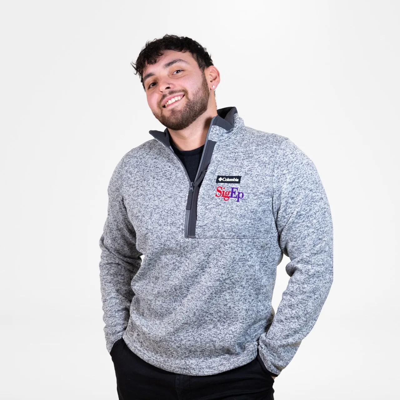 SigEp Sweater Weather Half-Zip by Columbia