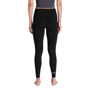 Sport-Tek Ladies High Rise 7/8 Legging- Mono Reflective