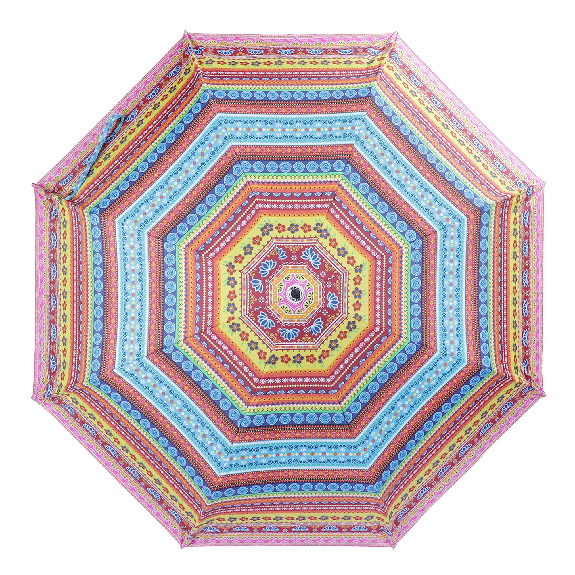 THE CLOWNFISH Umbrella Octagon Series 3 Fold Auto Open Waterproof Water Repellent Nylon Double Coated Silver Lined Umbrellas For Men and Women (Multicolour-Yellow Handle)
