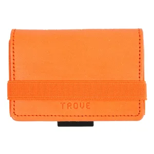 TROVE Cash Wrap: Orange Leather
