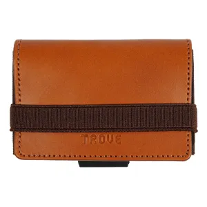 TROVE Cash Wrap: Tan Leather