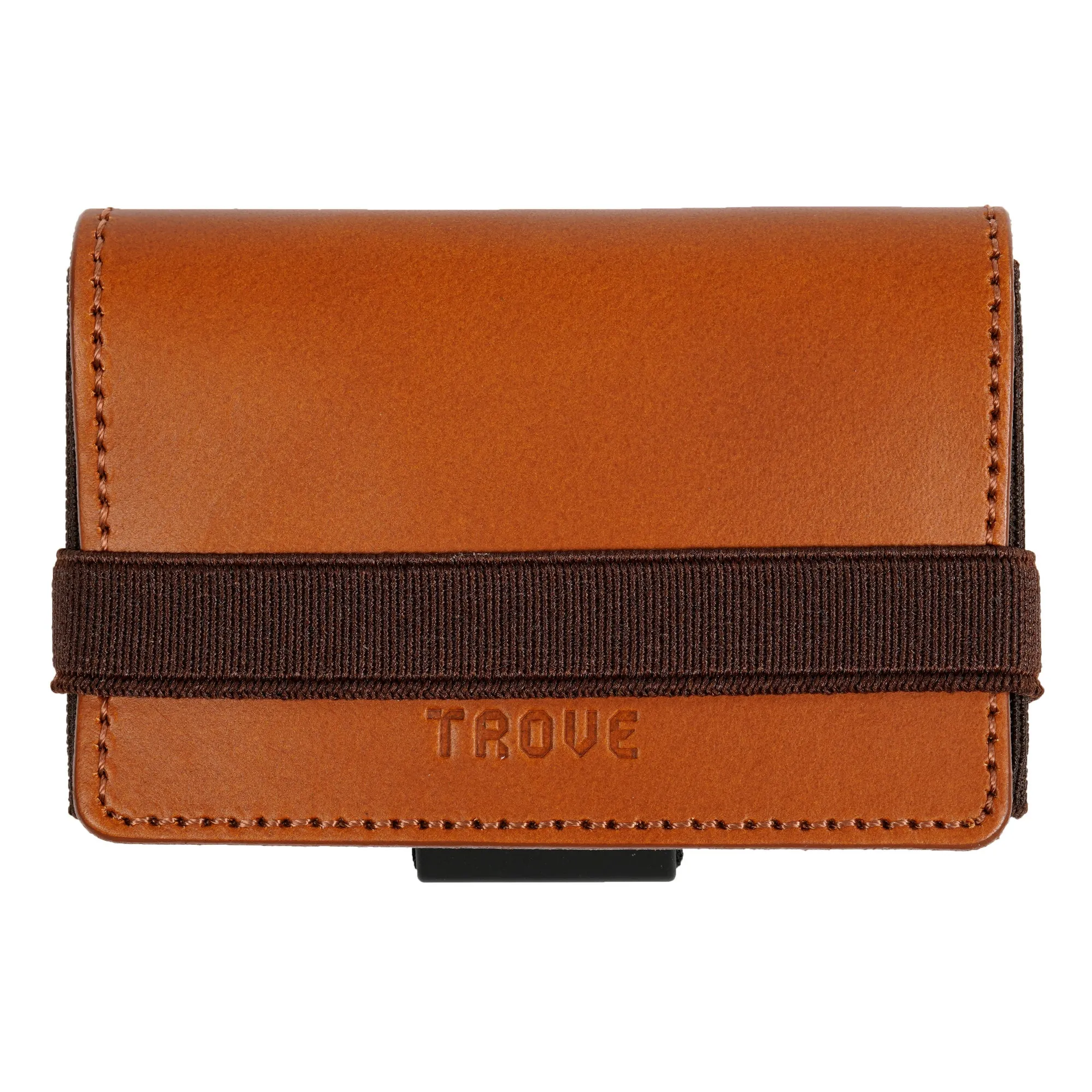 TROVE Cash Wrap: Tan Leather