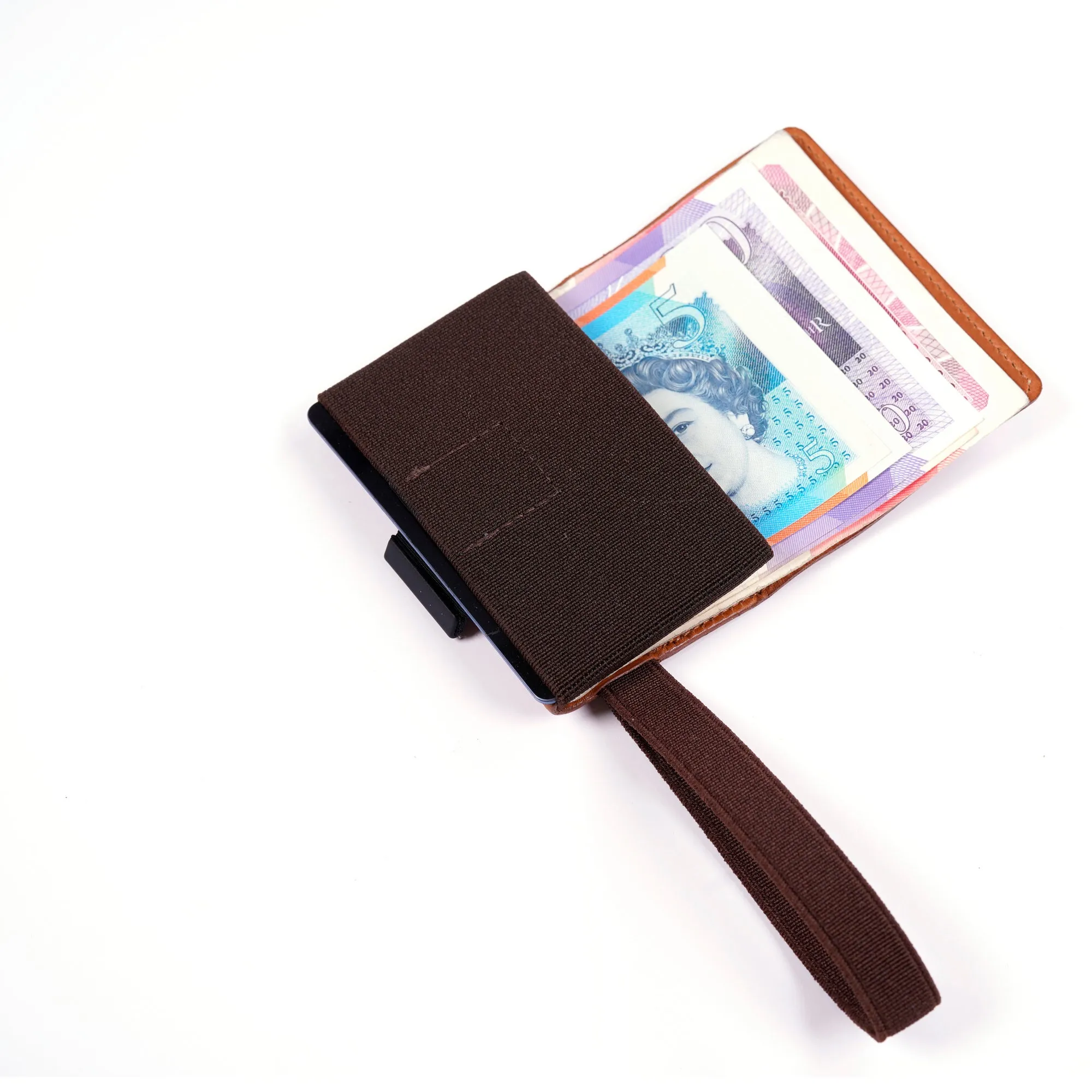 TROVE Cash Wrap: Tan Leather