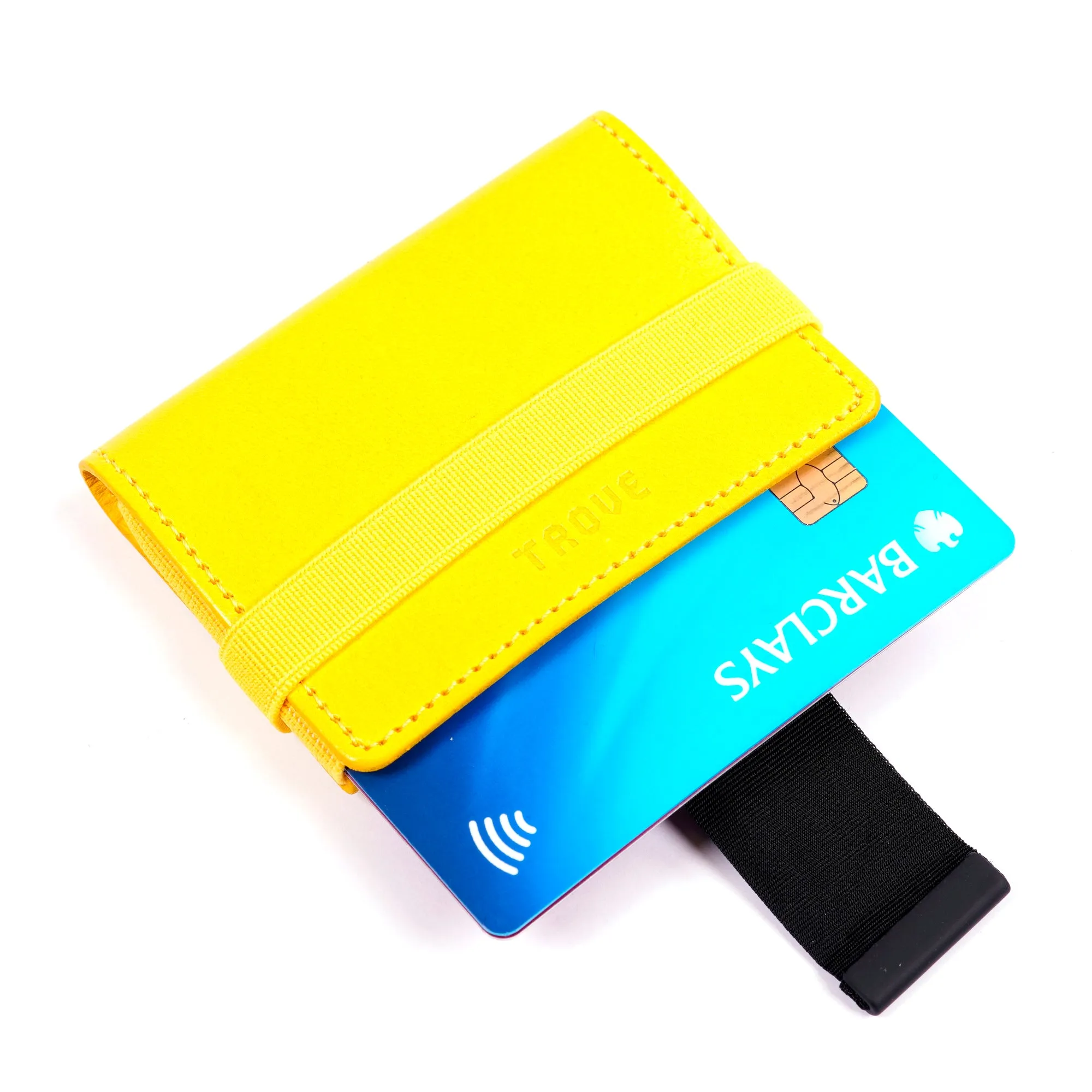 TROVE Cash Wrap: Yellow Leather