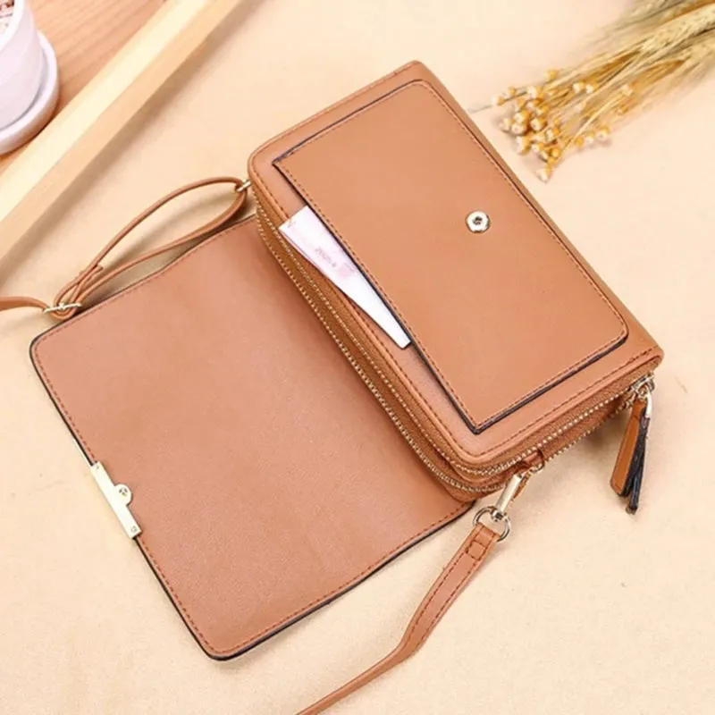 Women's Wallet Korean Handbag Multi Card Large Capacity Casual Shoulder Bag Mobile Phone Packet