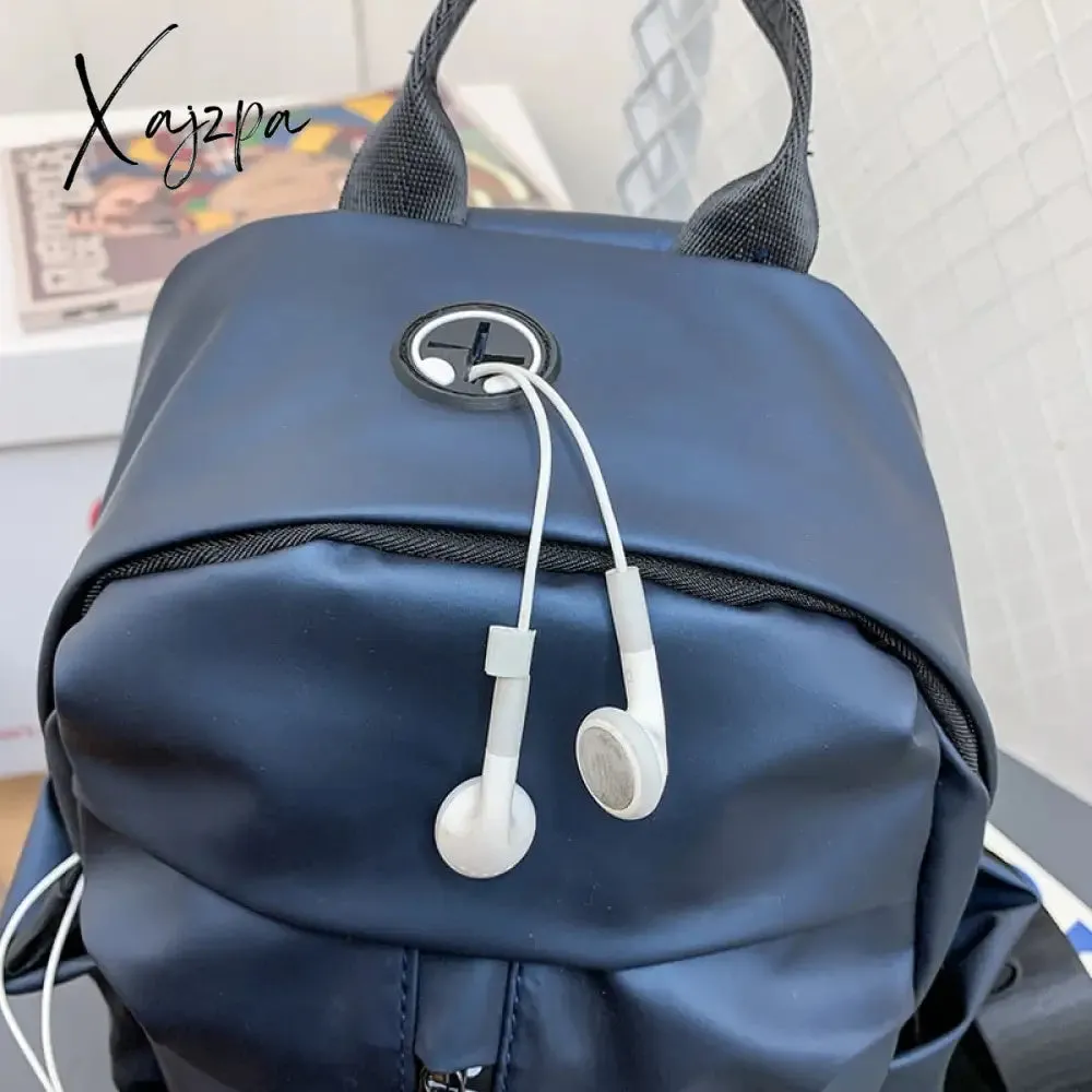 Xajzpa - Fashion Large Chest Bag Men Shoulder Bags Male Messenge Crossbody Bags for School Trip Hiking Waterproof Nylon Purse Wallets