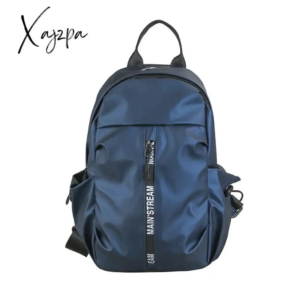 Xajzpa - Fashion Large Chest Bag Men Shoulder Bags Male Messenge Crossbody Bags for School Trip Hiking Waterproof Nylon Purse Wallets